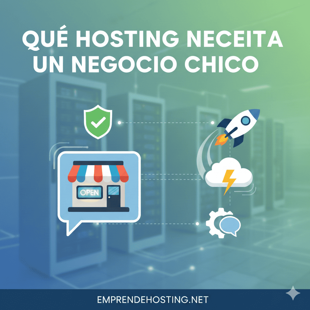 Qué hosting necesita un negocio chico